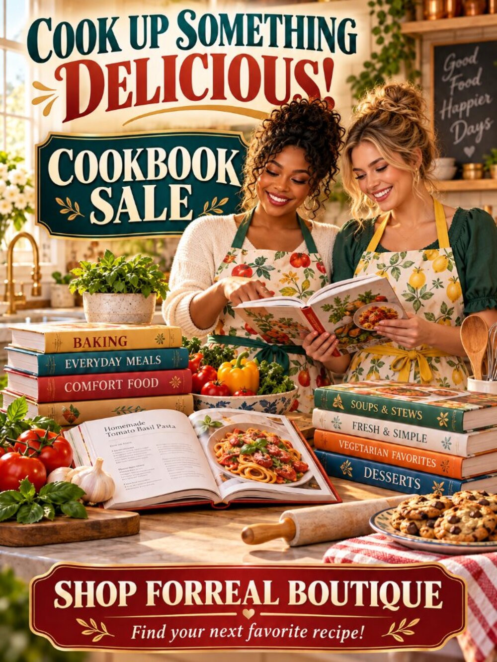 🍽️📚 COOK UP SOMETHING DELICIOUS! 📚🍽️(This is an AD do not Bid on it)
